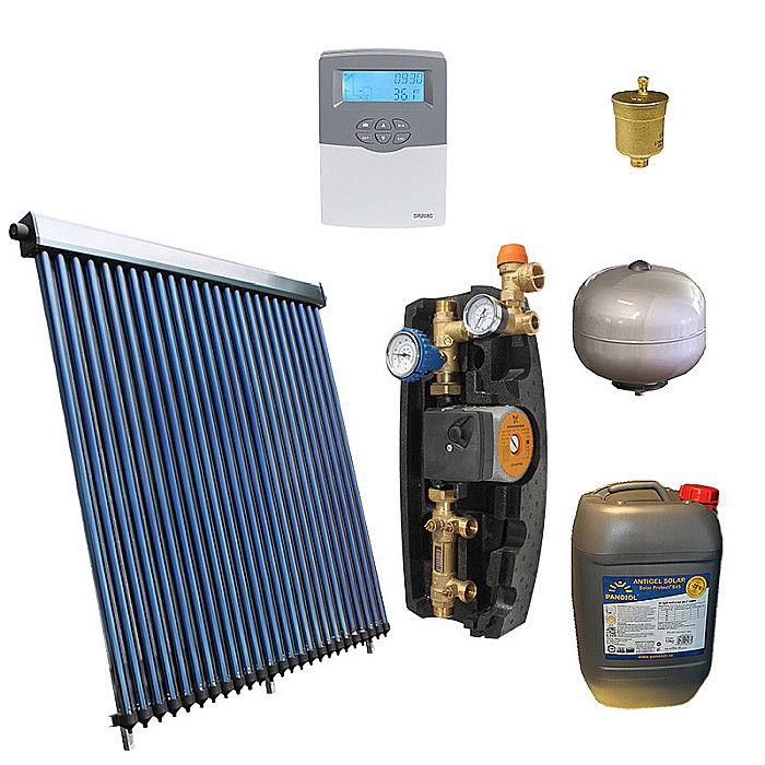 KIT PANOU SOLAR APA CALDA PRESURIZAT 4P CONFORT FARA BOILER PANOSOL C.306 [1]