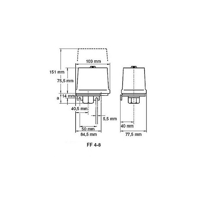 Presostat Tival FF 4-8 day 0,5-8 bar 00ID8953 [2]