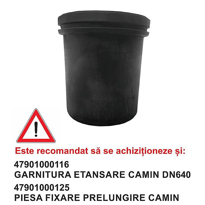Prelungire pentru fose sau statii epurare sau rezervoare apa subterane l=600mm Aquaclean Valrom 48710000604 [2]