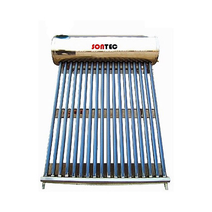 PANOU SOLAR NEPRESURIZAT TERMOSIFON BOILER INOX 200L 24 TUBURI SONTEC SP-470-58/1800 -200/24-C [1]