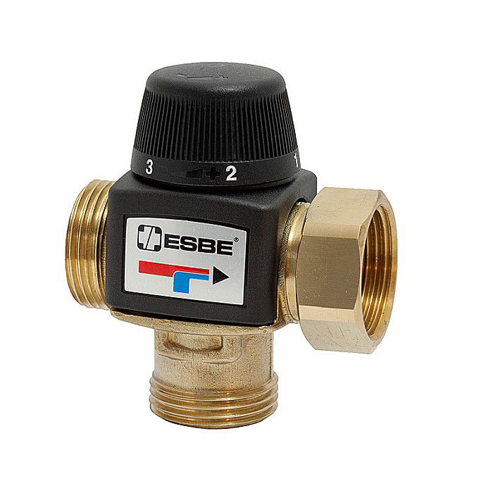 VANA TERMICA DE AMESTEC 1 FE 20-55 VTA378 ESBE CU RACORD PENTRU POMPA 1-1 3120 0300 [1]