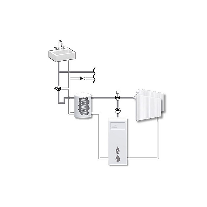 ROBINET CU BILA 3 CAI MOTORIZATE ON/OFF 1 1/4 FE cu olandezi MBA132-25 ESBE 4310 2800 [2]
