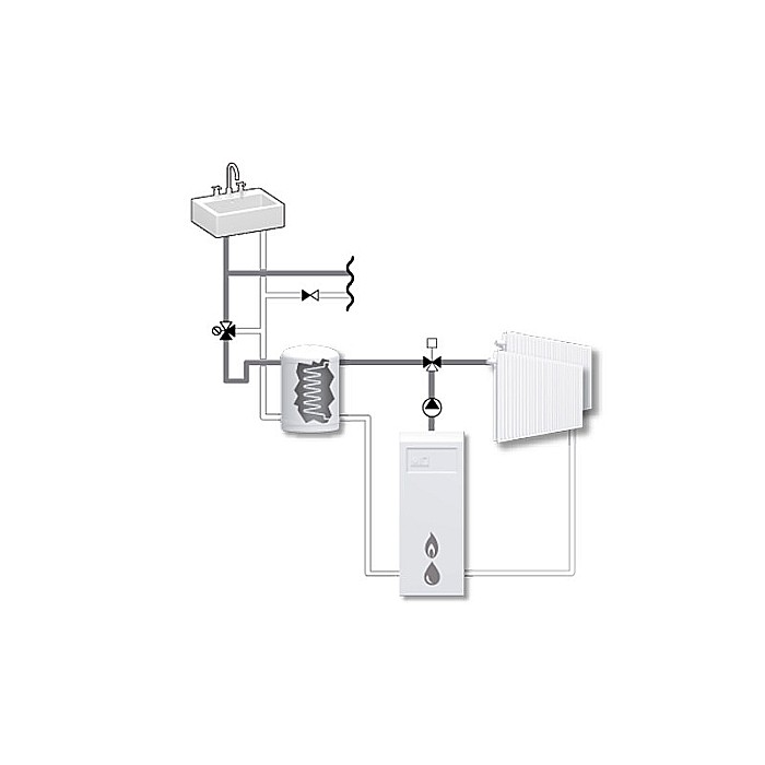 VANA CU 3 CAI DE COMUTATIE/DERIVATIE 22MM VZC263-22 ESBE 4306 1400 [2]