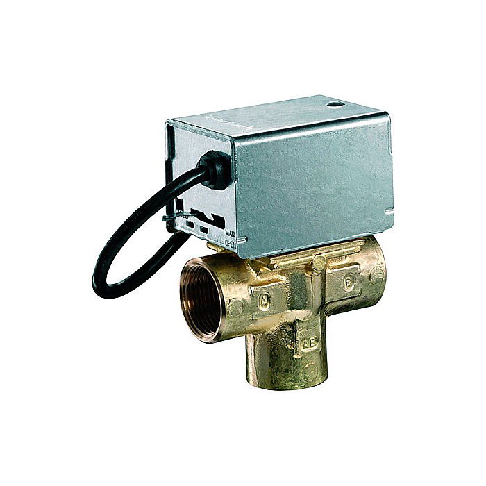 VENTIL ZONA MOTORIZAT CU 3 CAI CU RESORT ARC DN25 V4044C1478/U HONEYWELL [1]