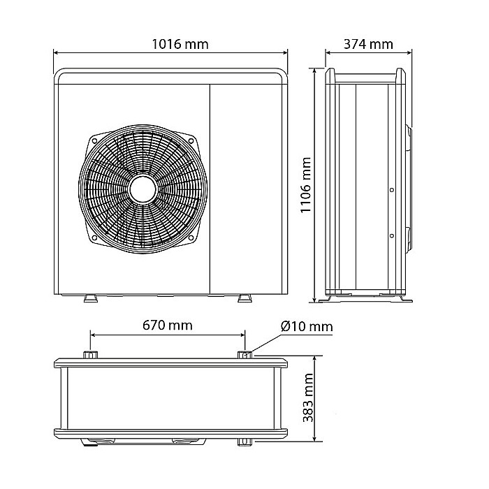 PACHET POMPA DE CALDURA ARISTON NIMBUS COMPACT 80 M-T NET TRIFAZAT 3300860 [10]
