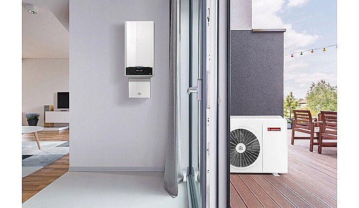 PACHET POMPA DE CALDURA ARISTON NIMBUS M HYBRID 120 NET R32 MONOFAZAT CU CENTRALA TERMICA GENUS ONE+ 35 KW [6]