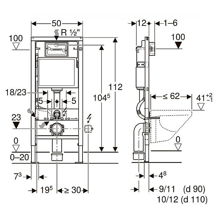 REZERVOR WC INGROPAT GEBERIT UP100DELTA 458.128.21.1 [2]