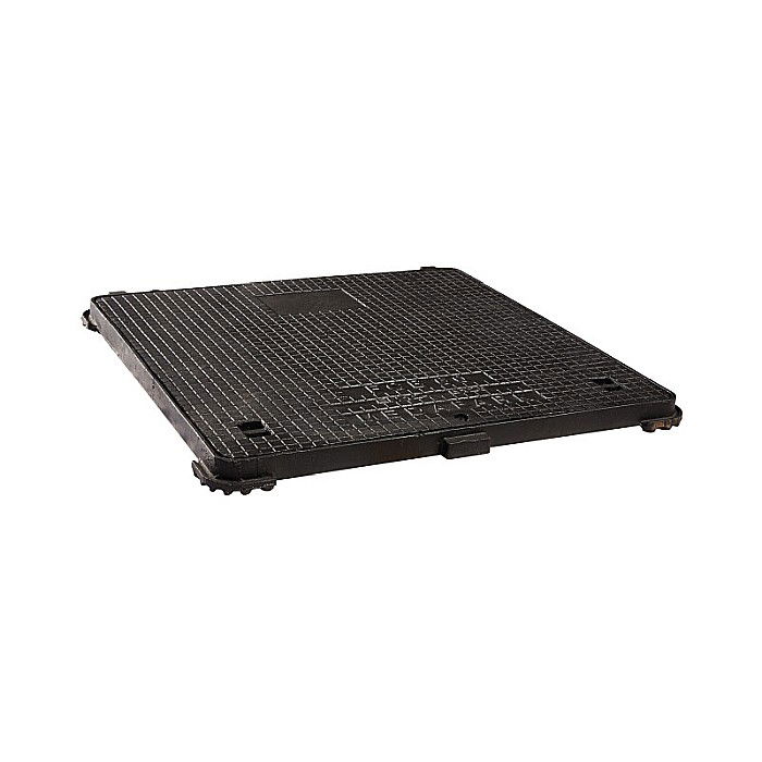 Capac + rama fonta patrat 62x62x34 clasa b 125 cu inchizator [2]