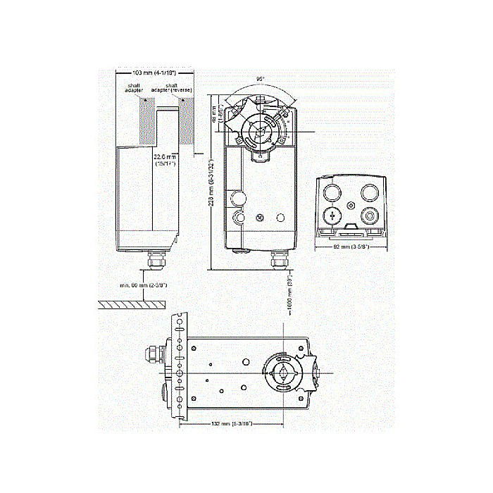 SERVOMOTOR JALUZELE FARA RESORT FLOTANT + ON/OFF 230VCA N34230 HONEYWELL [3]