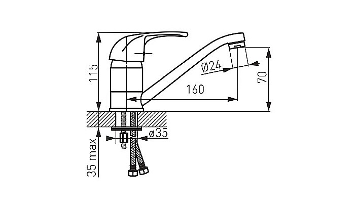 BATERIE BUCATARIE FERRO VASTO GAT SCURT BVA2A [2]