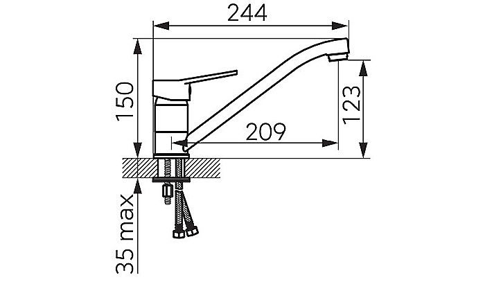 BATERIE BUCATARIE FERRO ISSO BIS4A GAT LUNG [2]