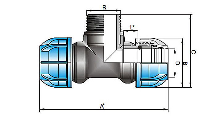 TEU PE 40-40-40 EGAL WATERKIT [2]
