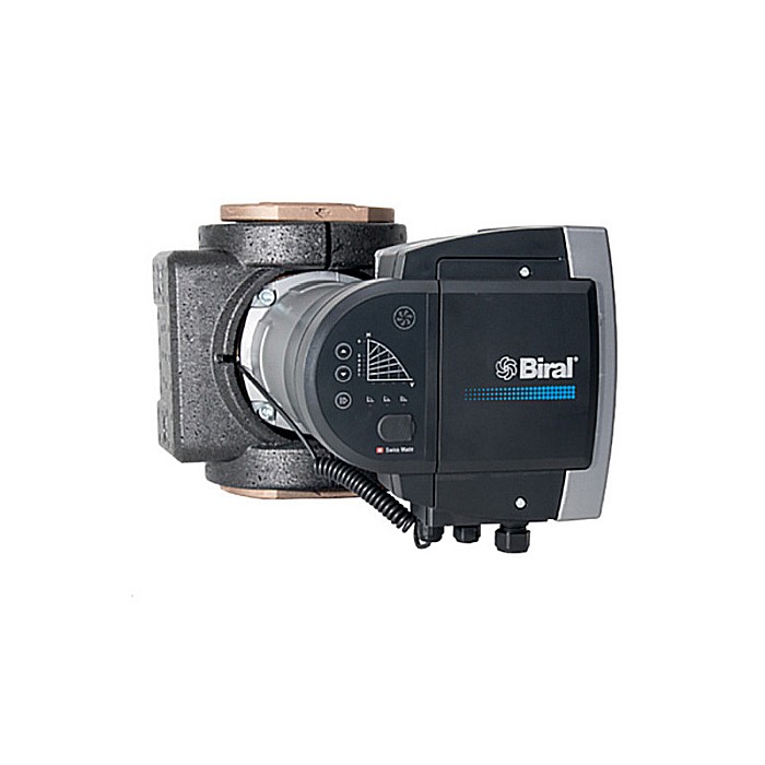 POMPA ELECTRONICA RECIRCULARE BIRAL MODULA 40-11 250 BLUE DN 40 250MM 230V APA CALDA CONSUM PROTECTIE MOTOR SI AFISARE STARE FUNCTIONARE [1]