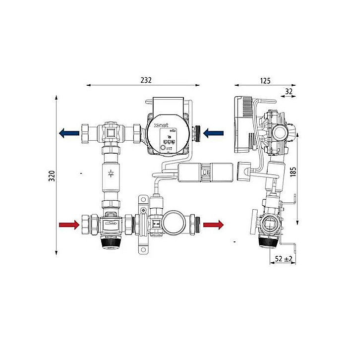 GRUP POMPARE SI AMESTEC 1 INCALZIRE IN PARDOSEALA KERMI [2]