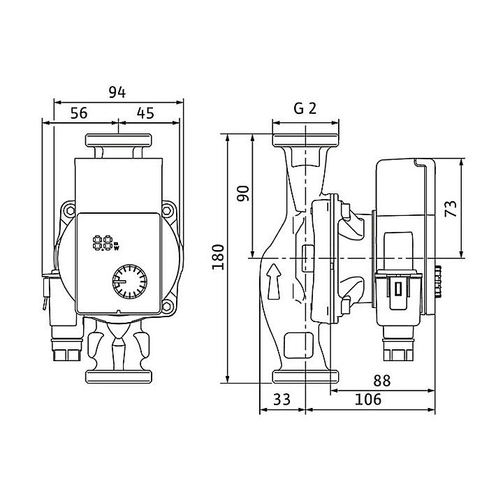 POMPA CIRCULATIE WILO YONOS PICO 1,0 30/1-8 180 4248091 [2]