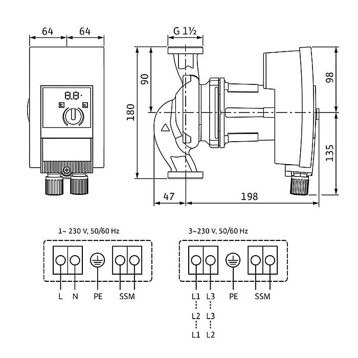 POMPA CIRCULATIE WILO YONOS MAXO 25/0.5-12 180 2120641 [2]