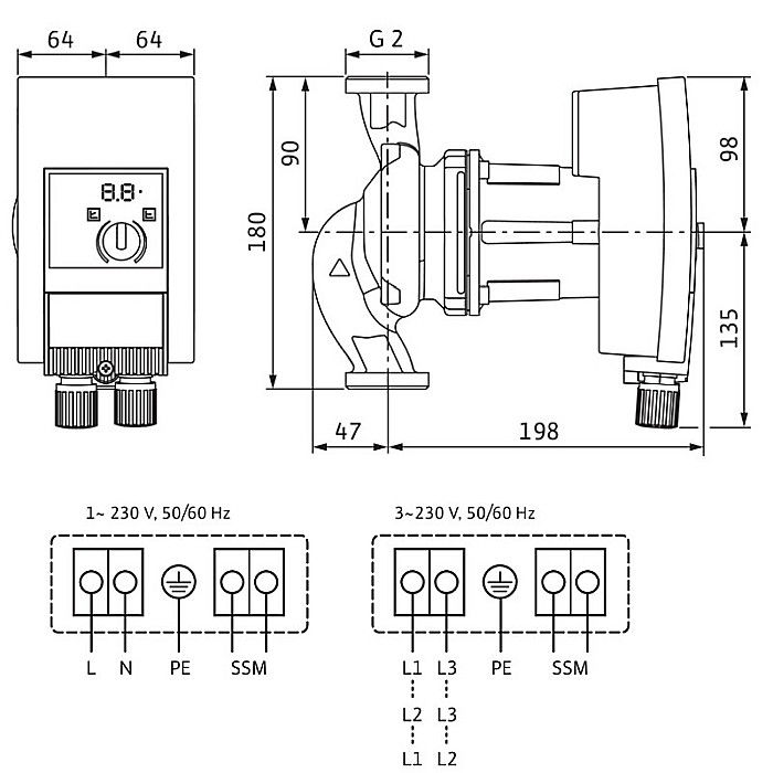POMPA CIRCULATIE WILO YONOS MAXO 30/0.5-12 180 2120644 [2]