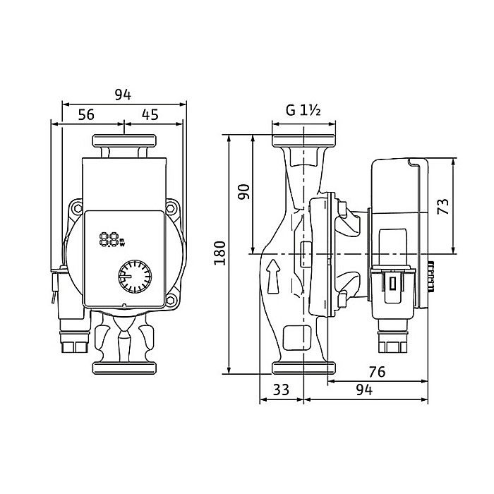 POMPA CIRCULATIE WILO YONOS PICO 1.0 25/1-4 180 4248082 [2]