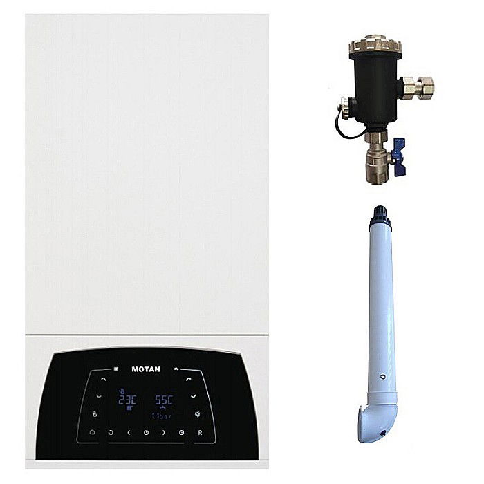 CENTRALA TERMICA IN CONDENSATIE MOTAN CONDENS PLUS 100 25 KIT EVACUARE INCLUS GARANTIE 7 ANI [3]