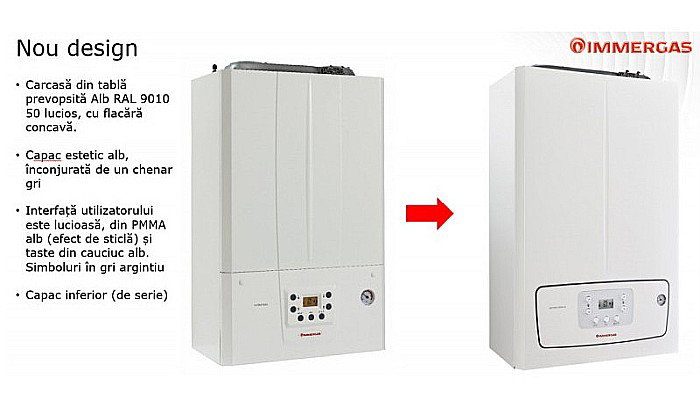 CENTRALA TERMICA PE GAZ IN CONDENSARE IMMERGAS VICTRIX TERA 24 PLUS V2 DOAR INCALZIRE KIT DE EVACUARE INCLUS [4]