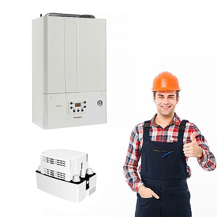 Pachet centrala termica pe gaz Immergas Victrix Tera 35/38 cu pompa condens Grundfos Conlift 1 LS [1]