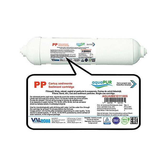 Dozator apa podea cu 3 filtre incluse H3HNC Aquapur Valhoh Valrom [9]