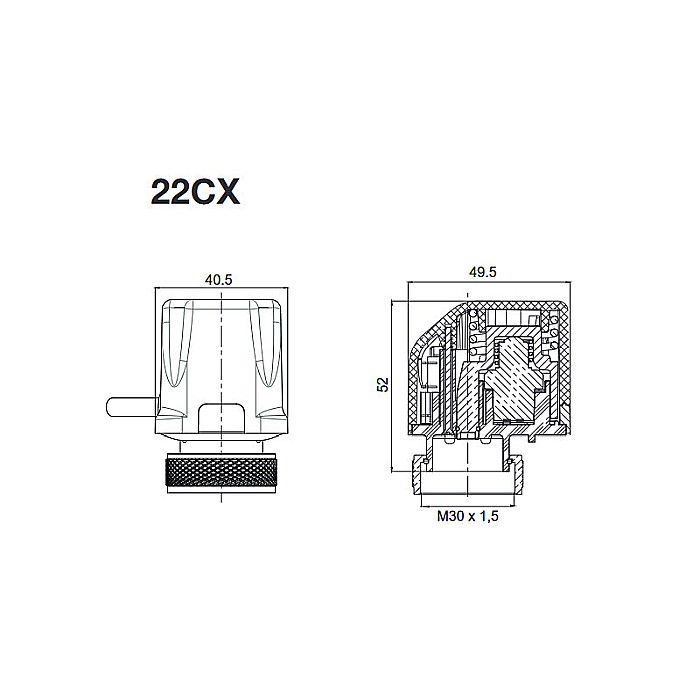 ACTUATOR ELECTROMOTOR NORMAL INCHIS 4 FIRE PENTRU VANA 2 SAU 3 CAI 22CX230NC4 WATTS [2]