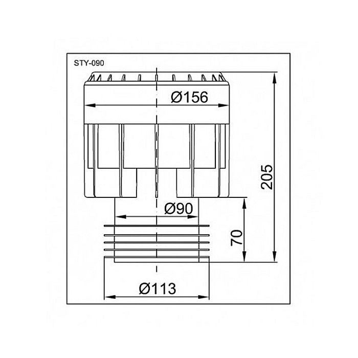 Aerator pp dn110 ventil aerisire coloana Styron [2]
