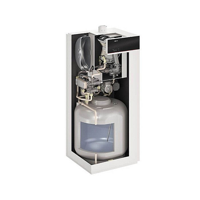 CENTRALA TERMICA PE GAZ IN CONDENSATIE VIESSMANN VITODENS 111-F 25KW CU BOILER INCORPORAT 100L WIFI KIT EVACUARE INCLUS [4]