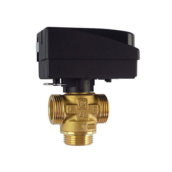 VANA DE ZONA CU 3 CAI 1 DN25 KVS=8M3/H REGULUS CU SERVOMOTOR SI CABLU LK525 11284 [1]