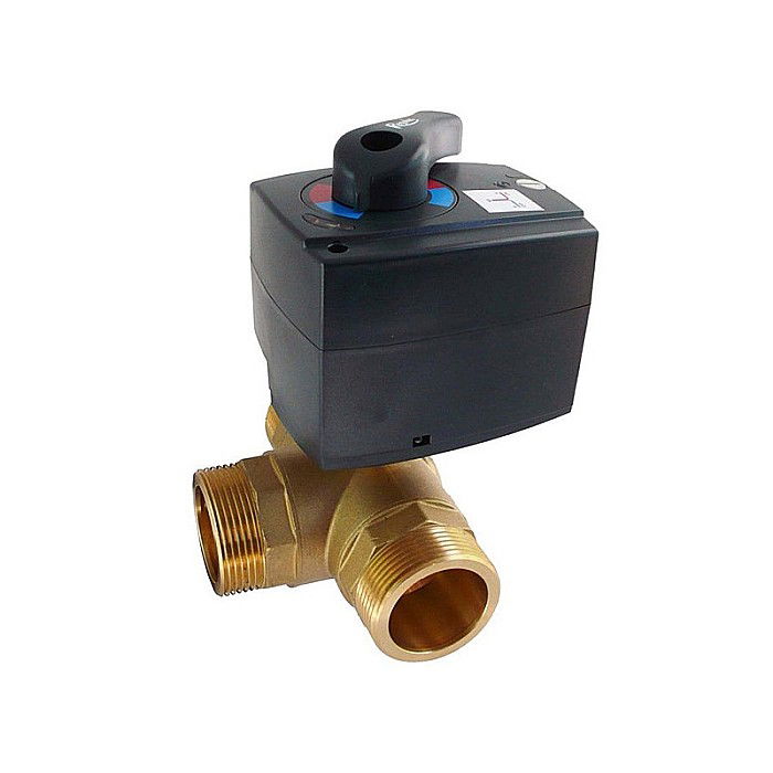 VANA DE ZONA CU 3 CAI 11/2 DN25 KVS=14.3M3/H REGULUS CU SERVOMOTOR DEVIERE L VZK R 325-230-1P-15L 19005 [1]