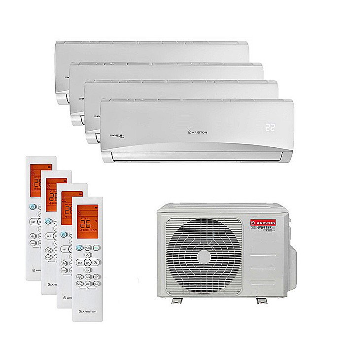 APARAT AER CONDITIONAT QUADRI SPLIT ARISTON PRIOS 110 INVERTER 9000+9000+9000+9000 BTU CLASA A++ ULTRA SILENT [1]