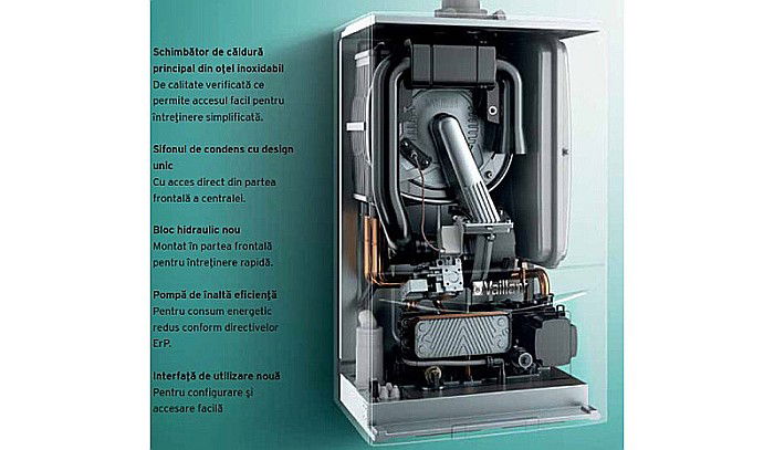CENTRALA TERMICA PE GAZ IN CONDENSATIE VAILLANT ECOTEC PURE VUW 236/7-2 20.2 KW KIT EVACUARE INCLUS [5]
