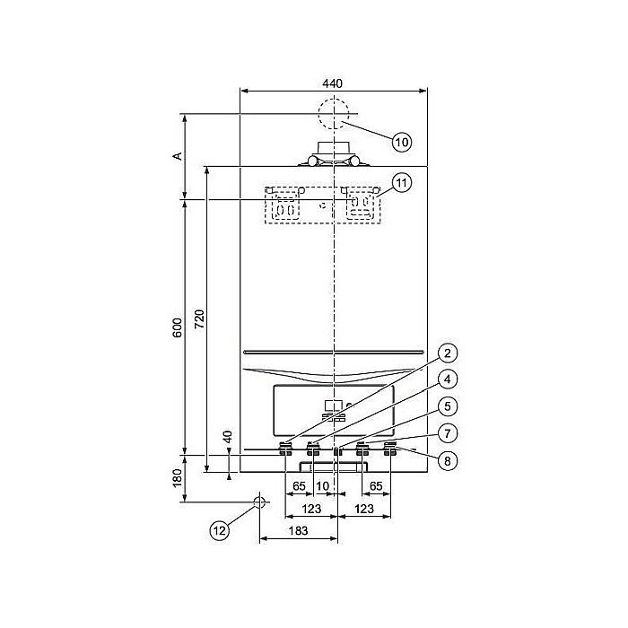 CENTRALA TERMICA PE GAZ IN CONDENSATIE VAILLANT ECOTEC PURE VUW 236/7-2 20.2 KW KIT EVACUARE INCLUS [7]
