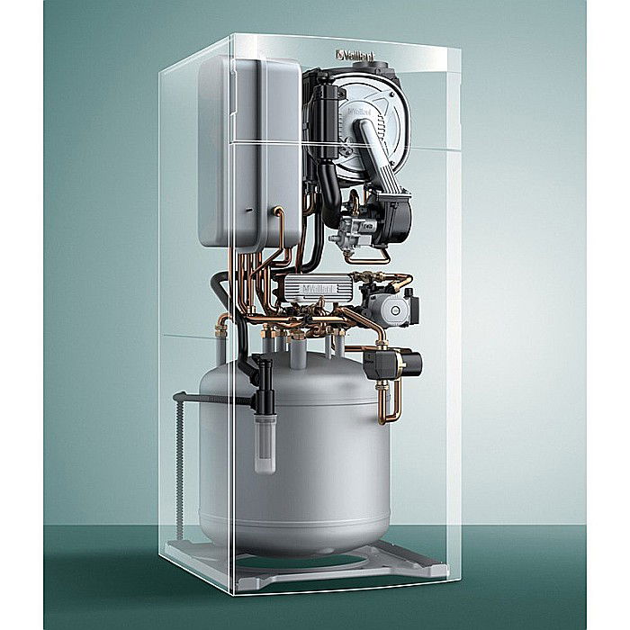 CENTRALA TERMICA PE GAZ IN CONDENSARE VAILLANT ECOCOMPACT VSC 306/4-5 30 KW BOILER INCORPORAT KIT DE EVACUARE INCLUS [4]