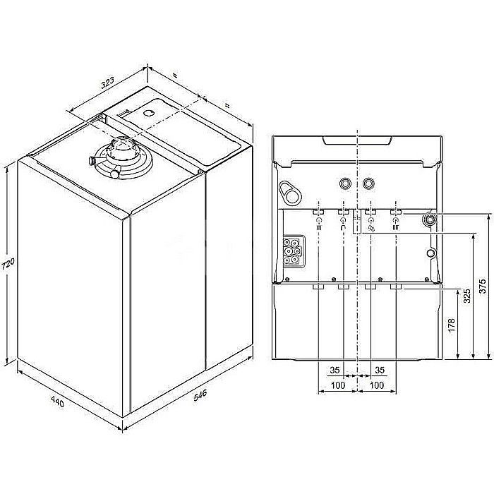 CENTRALA TERMICA PE GAZ IN CONDENSARE VAILLANT ECOTEC PLUS VUI 32CS/1-5 27 KW BOILER INCORPORAT KIT EVACUARE INCLUS [5]
