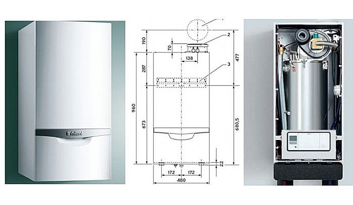 CENTRALA TERMICA PE GAZ IN CONDENSARE VAILLANT ECOTEC PLUS VU OE 1006/5-5 100 KW KIT DE EVACUARE INCLUS DOAR INCALZIRE [8]