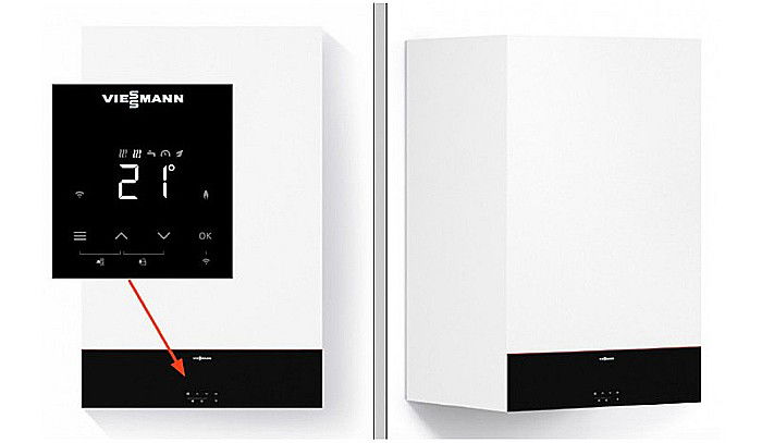 CENTRALA TERMICA PE GAZ IN CONDENSATIE VIESSMANN VITODENS 100-W 25KW WIFI KIT EVACUARE INCLUS [7]