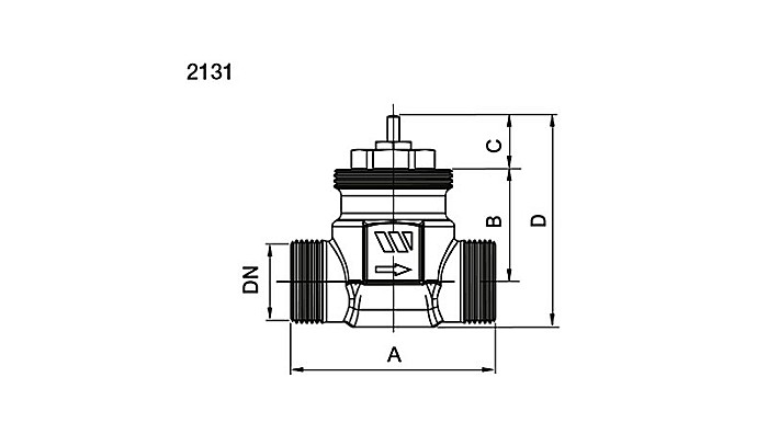 VANA CU 2 CAI 1/2 PN16 ETANSARE PLANA 213112P WATTS [2]