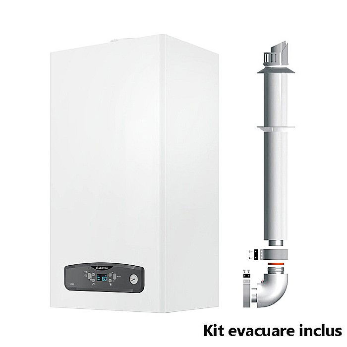 CENTRALA TERMICA PE GAZ ARISTON CARES S 30 IN CONDENSATIE KIT EVACUARE INCLUS 3301638 [1]