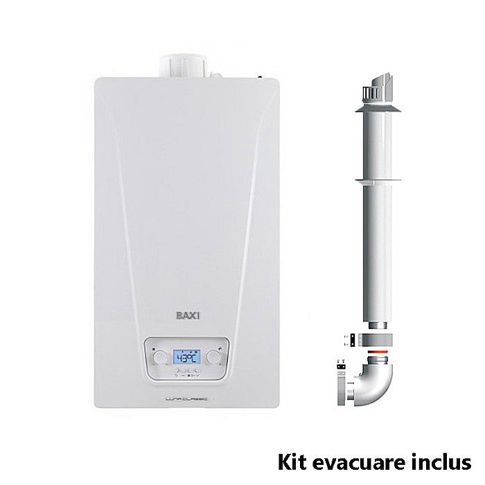CENTRALA TERMICA PE GAZ IN CONDENSATIE BAXI LUNA CLASSIC 28 INT-B KIT EVACUARE INCLUS [1]