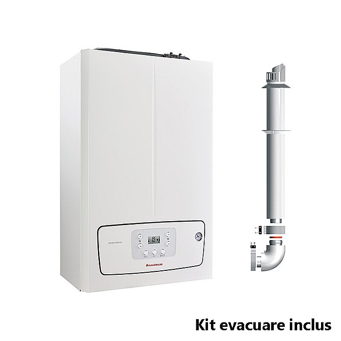 Centrala termica pe gaz in condensare IMMERGAS VICTRIX TERA 35 PLUS V2, doar incalzire, kit de evacuare inclus [1]
