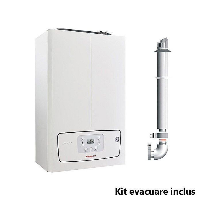 CENTRALA TERMICA PE GAZ IMMERGAS VICTRIX TERA 35/38 V2 IN CONDENSATIE KIT EVACUARE INCLUS [1]