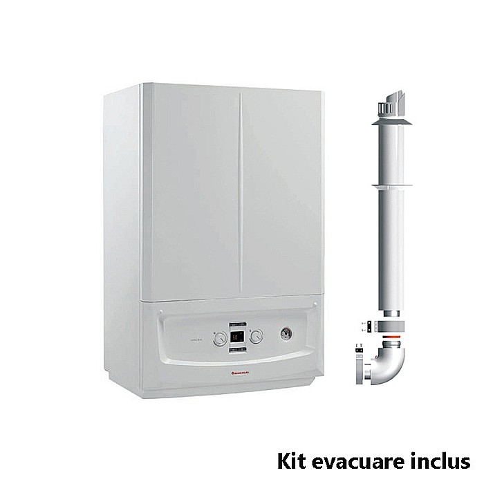 Centrala termica pe gaz in condensatie IMMERGAS Victrix Zeus 32kW cu boiler INOX 45 litri, kit evacuare inclus [1]
