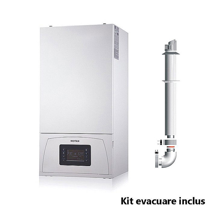 CENTRALA TERMICA IN CONDENSATIE MOTAN CONDENS 100 45 CH2 DOAR INCALZIRE KIT DE EVACUARE INCLUS [1]