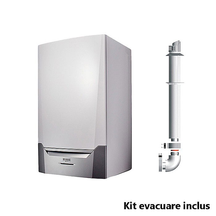 CENTRALA TERMICA PE GAZ IN CONDENSATIE REMEHA QUINTA ACE 115 BL DOAR INCALZIRE FARA VANA CU 3 CAI KIT EVACUARE INCLUS [1]