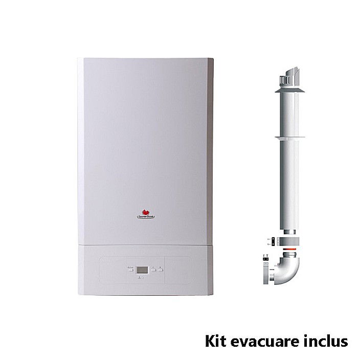 CENTRALA TERMICA PE GAZ IN CONDENSARE SAUNIER DUVAL SEMIATEK CONDENS 28 KIT EVACUARE INCLUS [1]