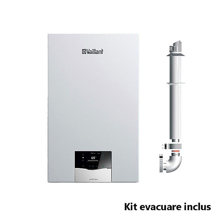 CENTRALA TERMICA PE GAZ IN CONDENSARE VAILLANT ECOTEC PLUS VUW 26CS/1-5 26 KW KIT EVACUARE INCLUS [1]