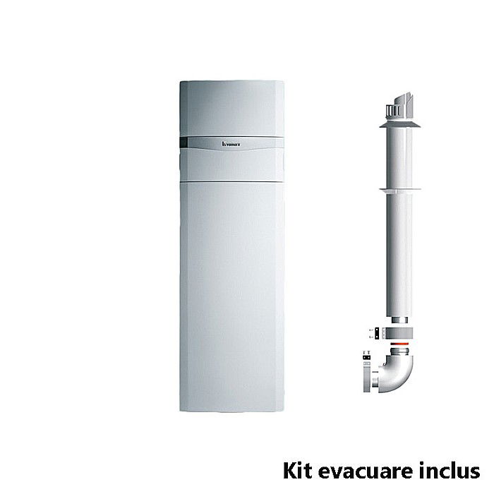 CENTRALA TERMICA PE GAZ IN CONDENSARE VAILLANT ECOCOMPACT VSC 266/4-5 25 KW BOILER INCORPORAT KIT DE EVACUARE INCLUS [1]
