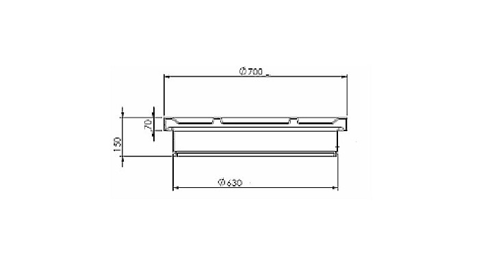 Capac pentru camin sau rezervor apa subteran gri Kompactkit Valrom 47901000008 [2]